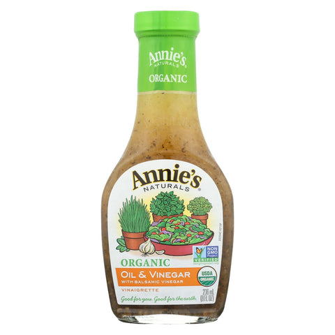 Annie's Naturals Vinaigrette Organic Oil And Vinegar - Case Of 6 - 8 Fl Oz.