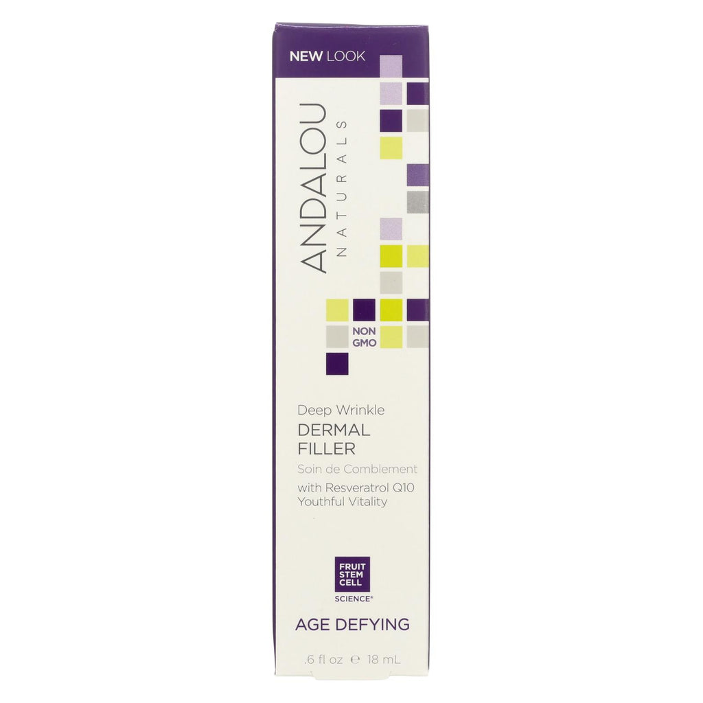 Andalou Naturals Age Defying Deep Wrinkle Dermal Filler - 0.6 Fl Oz