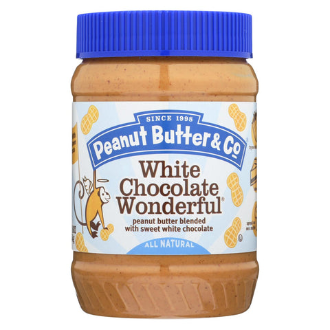 Peanut Butter And Co Peanut Butter - White Chocolate Wonderful - Case Of 6 - 16 Oz.