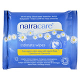 Natracare Organic Cotton Intimate Wipes - 12 Wipes - Case Of 12