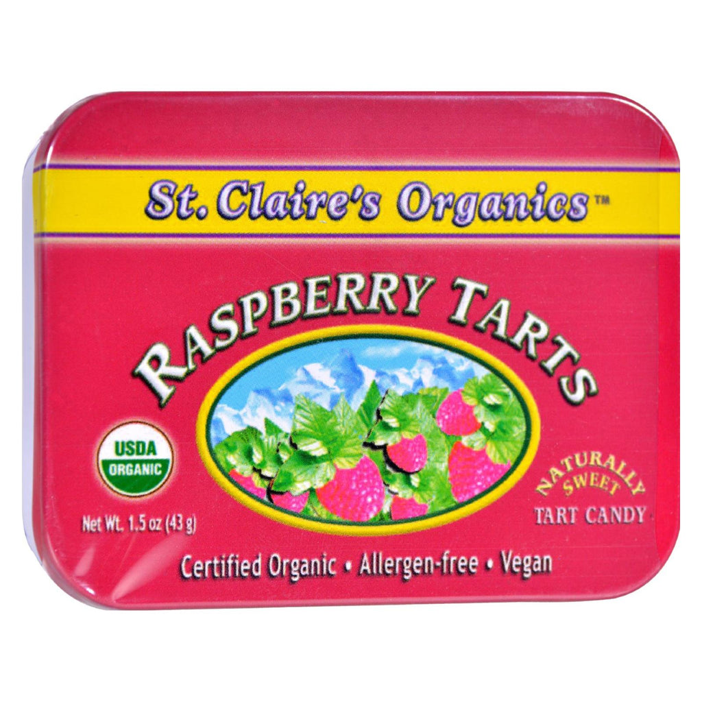 St Claire's Organic Raspberry Display Case - Case Of 6 - 1.5 Oz