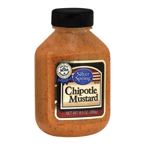 Silver Spring Squeeze - Mustard - Chipotle - Case Of 9 - 9.5 Oz