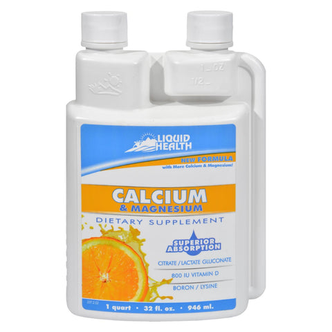 Liquid Health Calcium And Magnesium - 32 Fl Oz