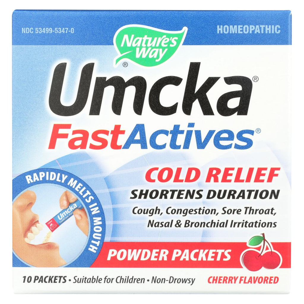 Nature's Way - Umcka Fast Act Cold - Cherry - 10 Count