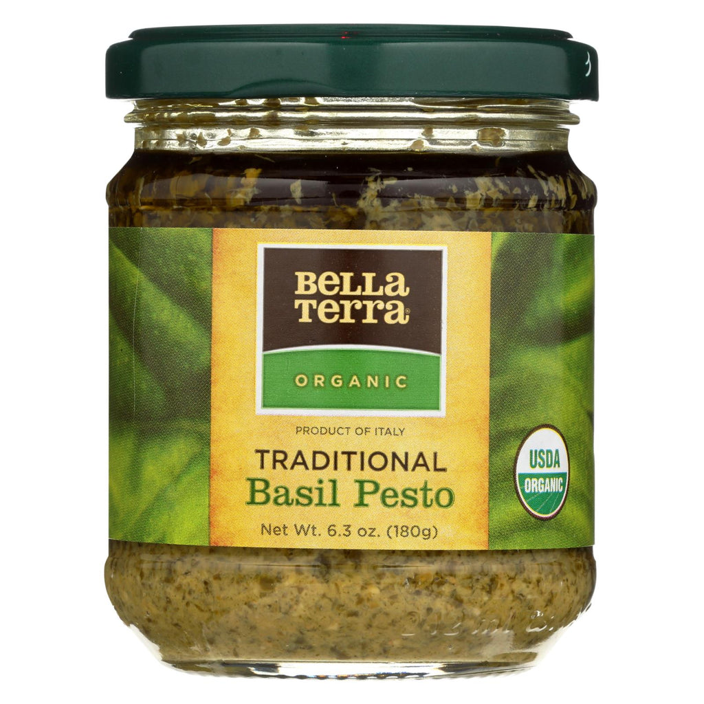 Bella Terra Pesto - Garlic - Basil - Case Of 6 - 6.3 Oz