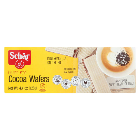 Schar Cocoa Wafers - Case Of 12 - 4.4 Oz.