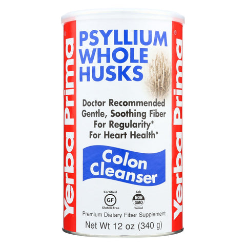 Yerba Prima Psyllium Whole Husks - 12 Oz