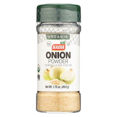 Badia Spices - Organic Onion Powder - Case Of 12 - 1.75 Oz.