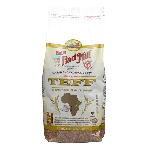 Bob's Red Mill - Whole Grain Teff - 24 Oz - Case Of 4