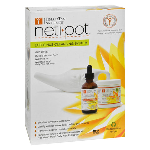 Himalayan Institute Neti Pot Eco Starter - 1 Kit