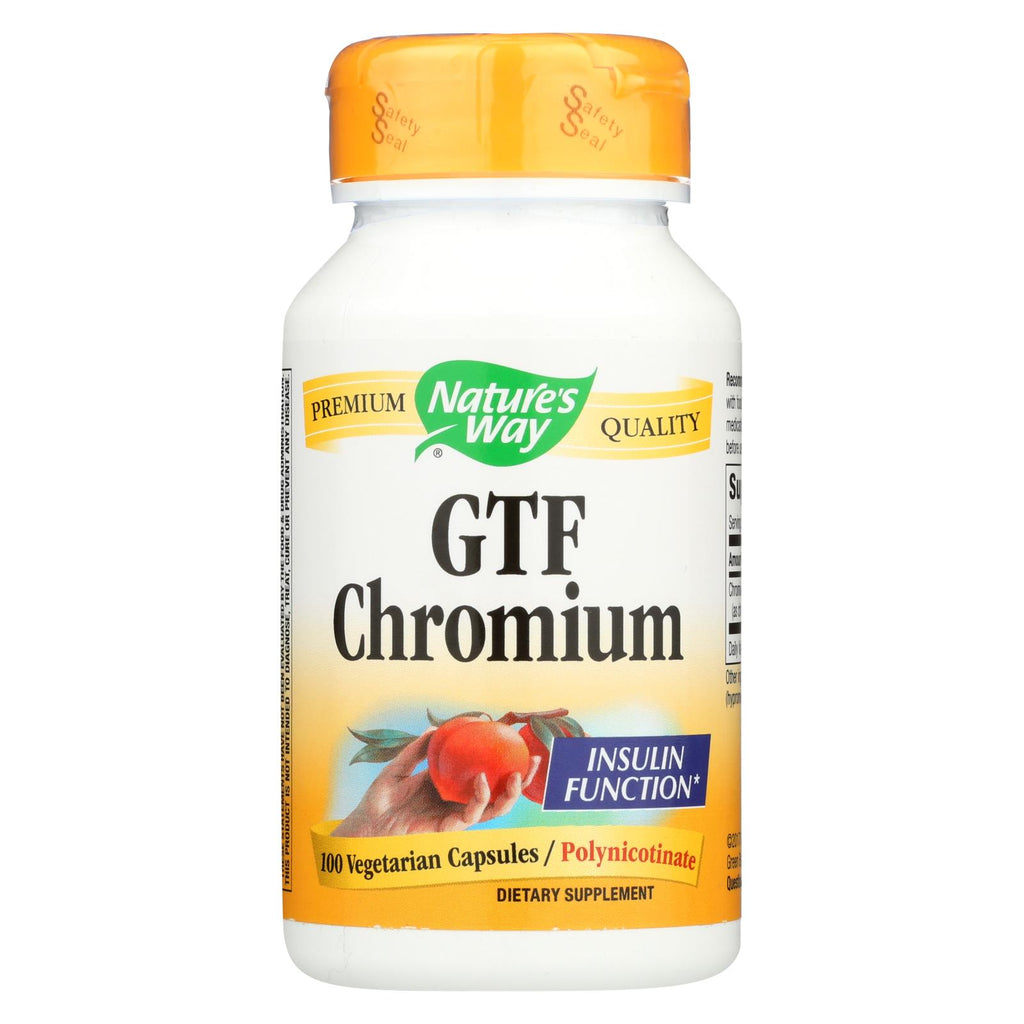 Nature's Way - Gtf Chromium Polynicotinate - 100 Capsules