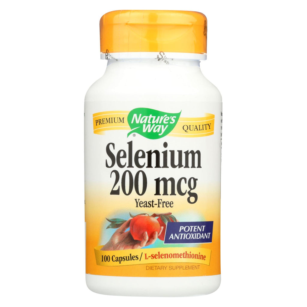 Nature's Way - Selenium - 200 Mcg - 100 Capsules