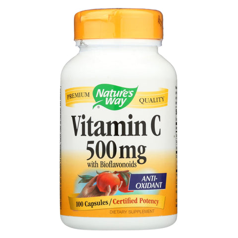 Nature's Way - Vitamin C-500 With Bioflavonoids - 500 Mg - 100 Capsules