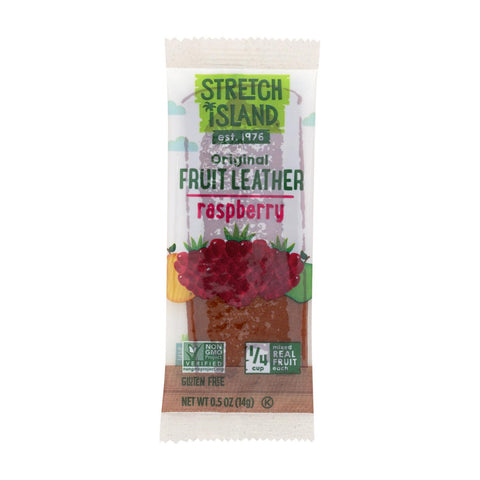 Stretch Island Fruit Leather Strip - Ripened Raspberry - .5 Oz - Case Of 30