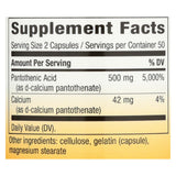 Nature's Way - Pantothenic Acid - 250 Mg - 100 Capsules