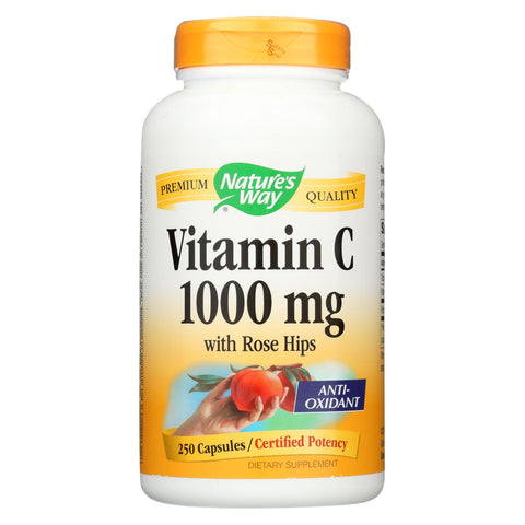 Nature's Way - Vitamin C With Rose Hips - 1000 Mg - 250 Capsules