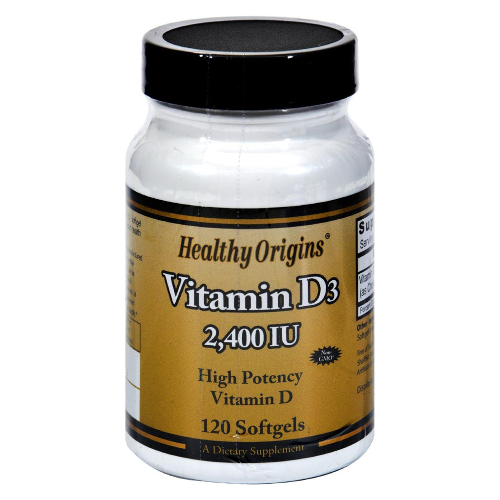 Healthy Origins Vitamin D3 - 2400 Iu - 120 Softgels