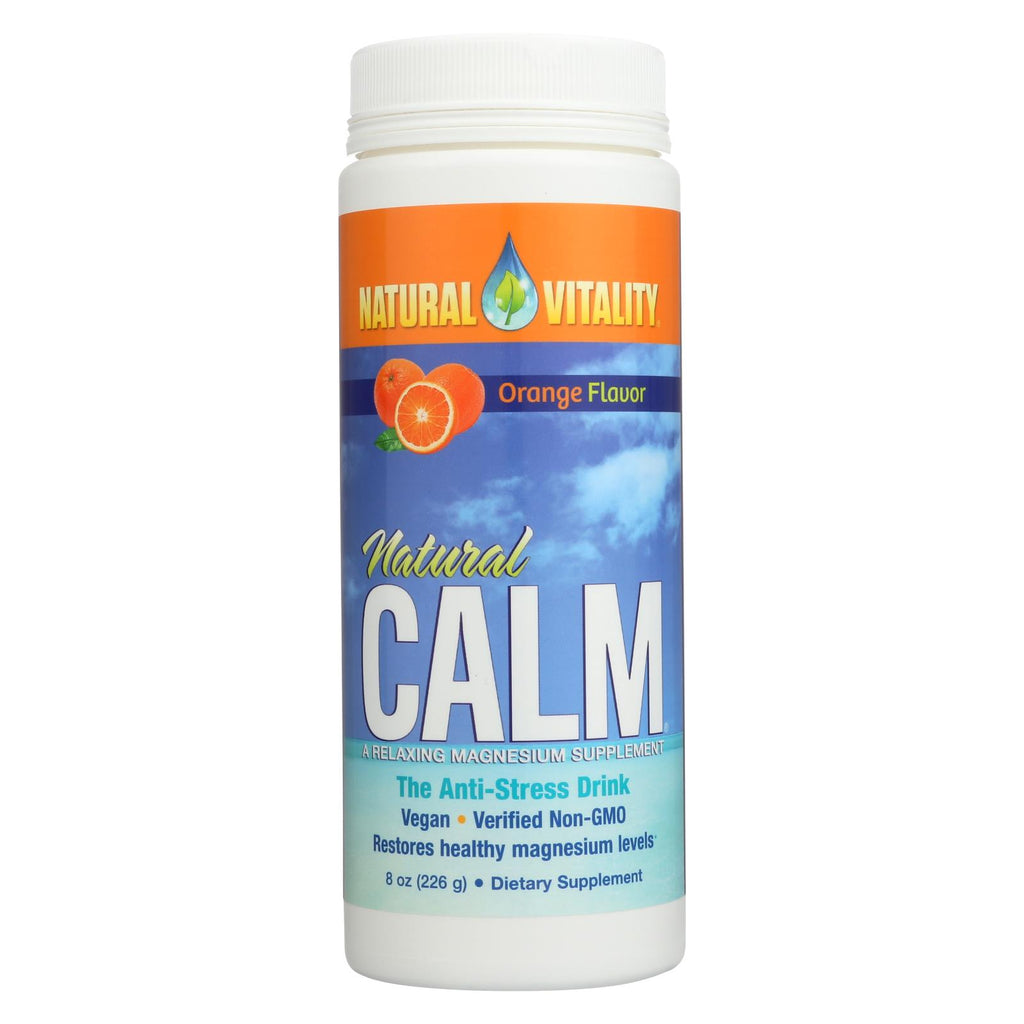 Natural Vitality Natural Magnesium Calm Orange - 8 Oz