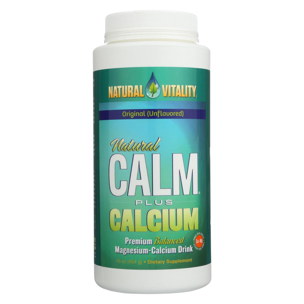 Natural Vitality Natural Calm Plus Calcium - 16 Oz