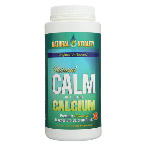 Natural Vitality Natural Calm Plus Calcium - 16 Oz