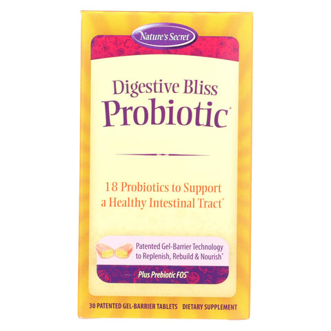 Nature's Secret Digestive Bliss Probiotic - 30 Tablets