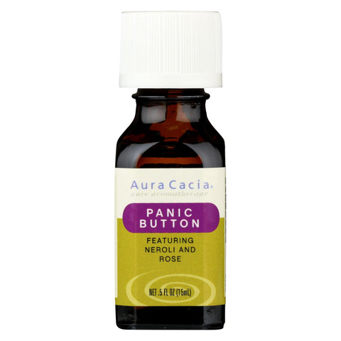 Aura Cacia - Essential Solutions Oil Panic Button - 0.5 Fl Oz