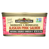 Crown Prince Skinless And Boneless Alaskan Pink Salmon - Case Of 12 - 6 Oz.