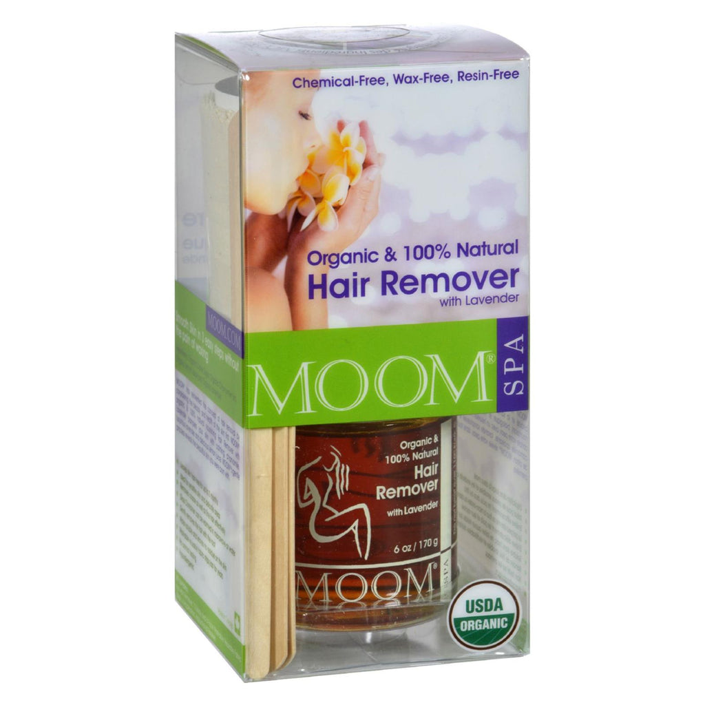 Moom Organic Hair Removal Kit With Lavender Spa Formula - 1 Kit