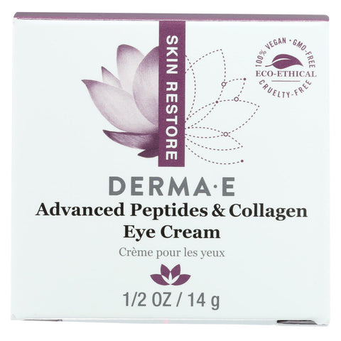 Derma E - Peptides Plus Wrinkle Reverse Eye Creme - 14 G - 0.5 Oz.