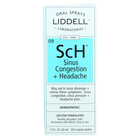 Liddell Homeopathic Sinus Congestion And Headache Spray - 1 Fl Oz