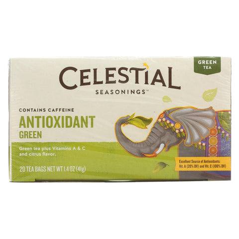 Celestial Seasonings Green Tea - 20 Tea Bags - Case Of 6