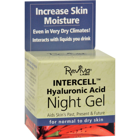 Reviva Labs - Intercell Night Gel With Hyaluronic Acid - 1.25 Oz