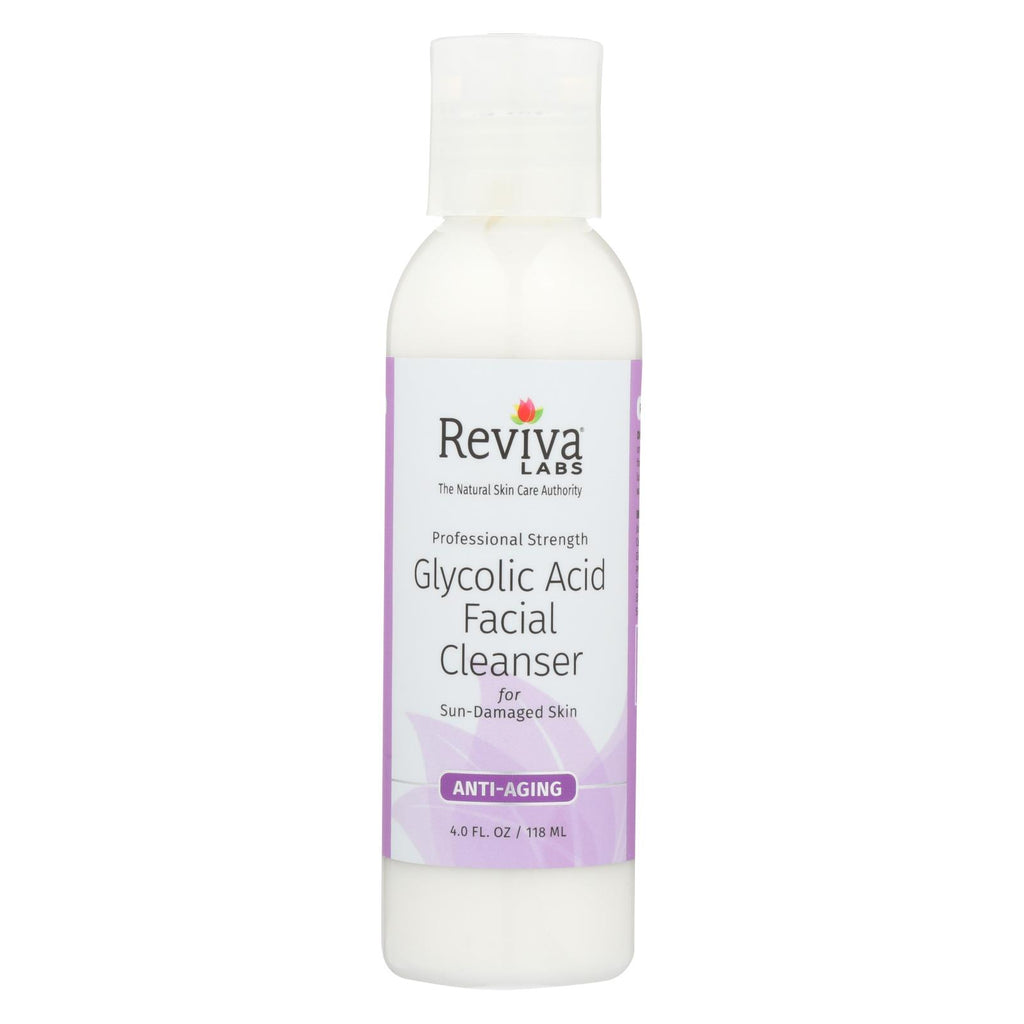 Reviva Labs - Glycolic Acid Facial Cleanser - 4 Fl Oz