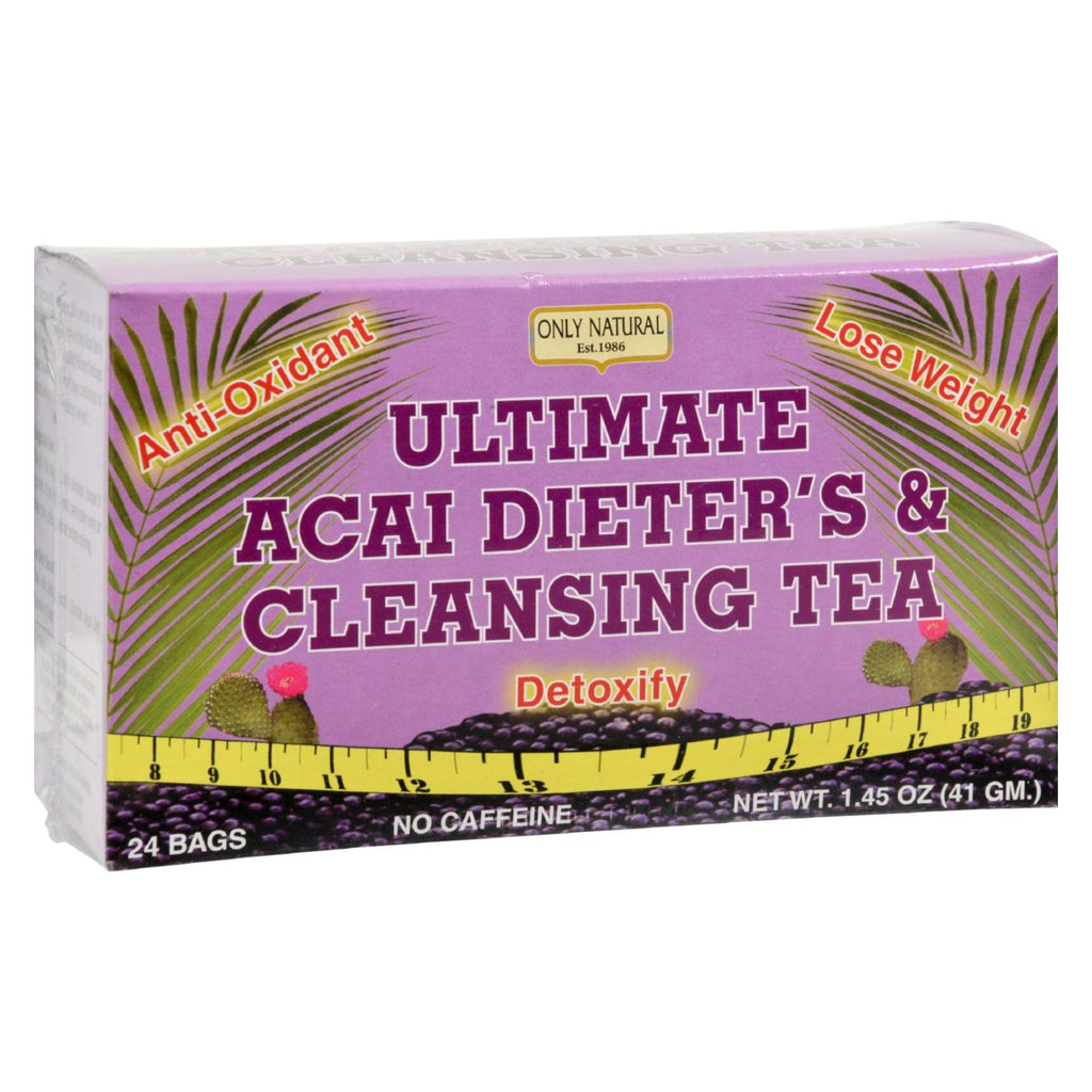 Only Natural Ultimate Acai Dieter's And Cleansing Tea - 24 Tea Bags