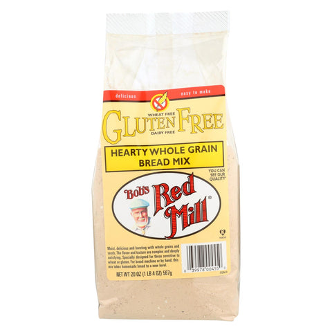 Bob's Red Mill - Gluten Free Hearty Whole Grain Bread Mix - 20 Oz - Case Of 4