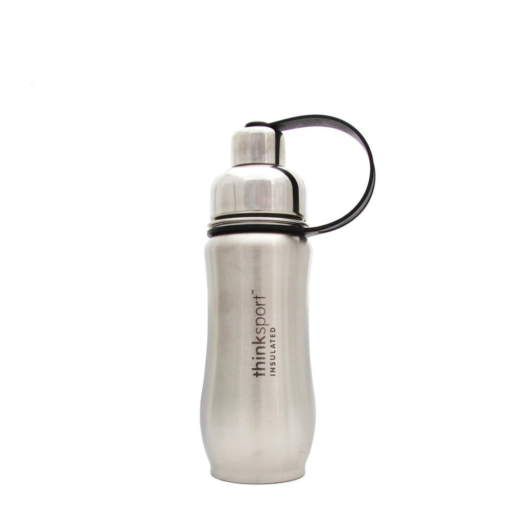 Thinksport Stainless Steel Sports Bottle - Silver - 12 Oz