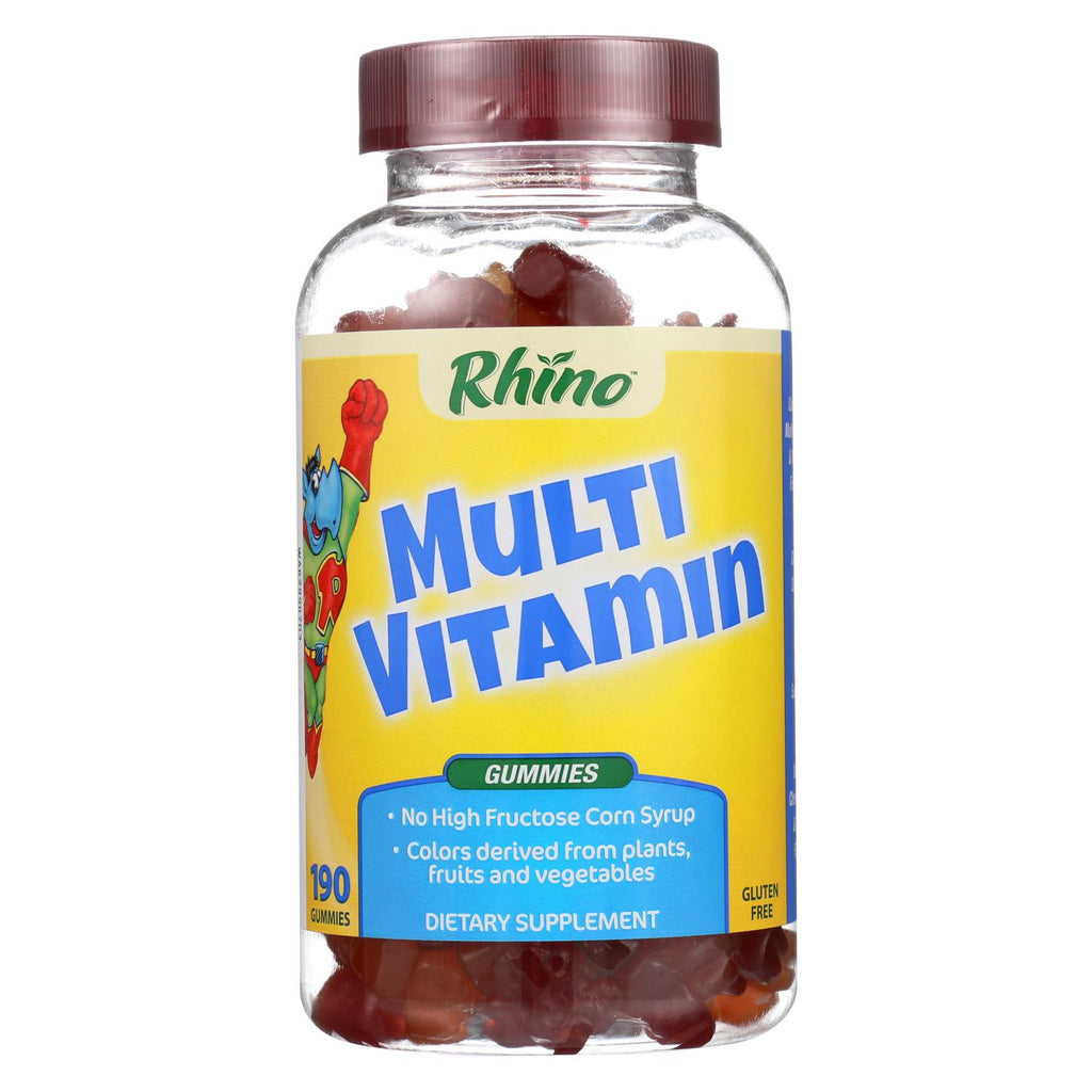 Nutrition Now Rhino Gummy Multi-vitamin - 190 Gummy Bears