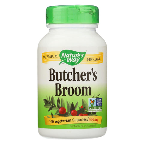 Nature's Way - Butcher's Broom - 100 Capsules