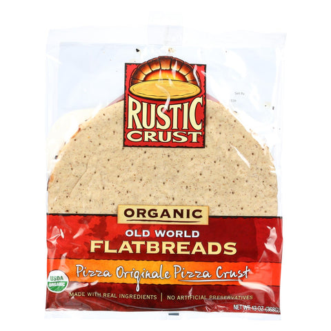 Rustic Crust Pizza Crust - Organic - Flatbreads - Pizza Originale - 13 Oz - Case Of 8