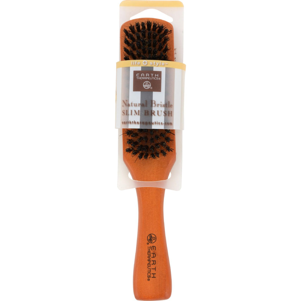 Earth Therapeutics Natural Bristle Slim Brush - 1 Brush