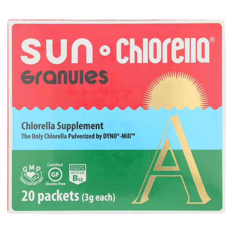 Sun Chlorella A Granules - 20 Individually Wrapped Packs