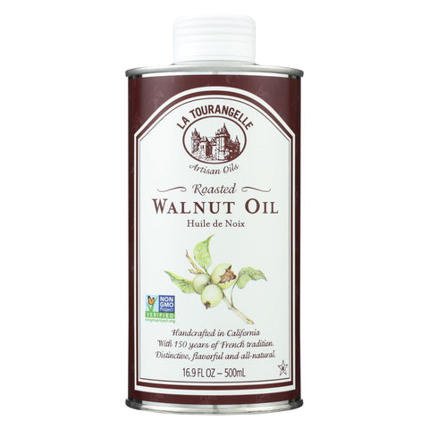 La Tourangelle Roasted Walnut Oil - Case Of 6 - 500 Ml