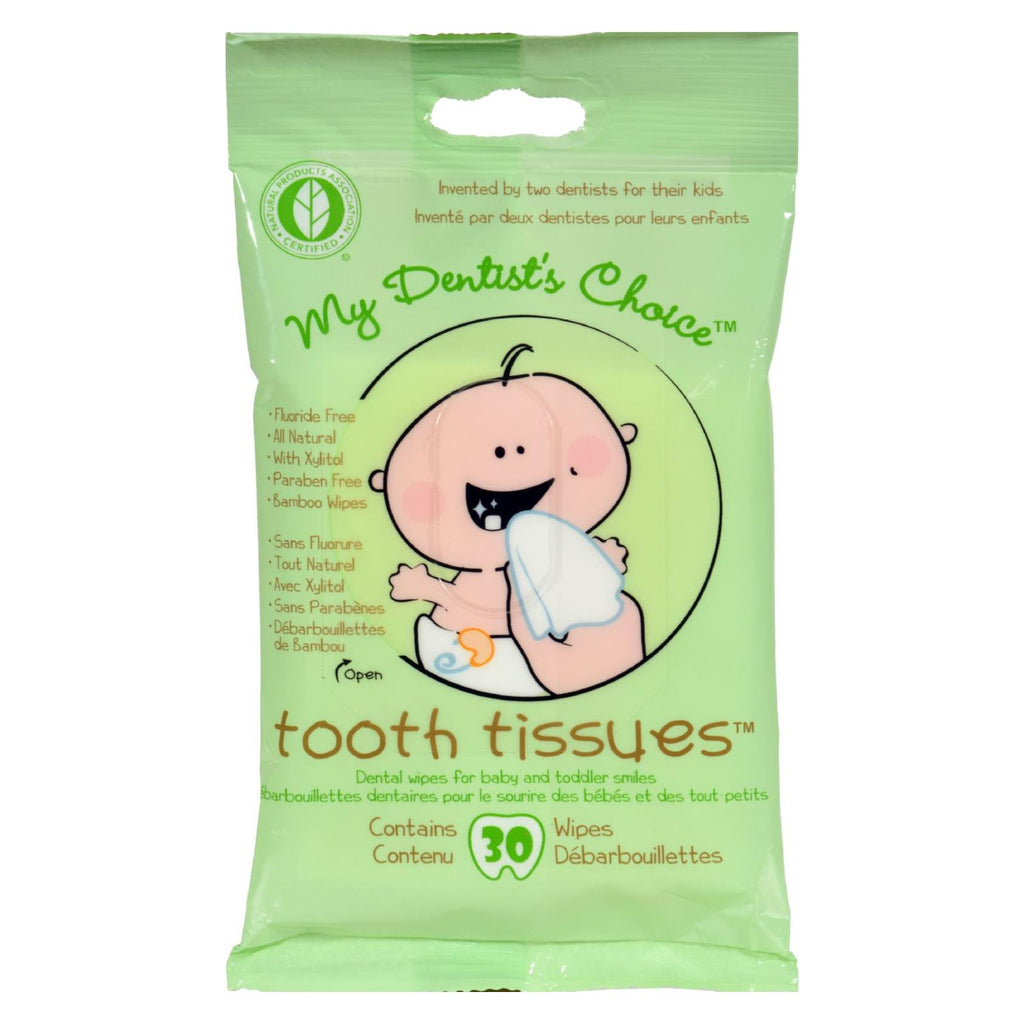 Tooth Tissues Dental Wipes - 30 Wipes