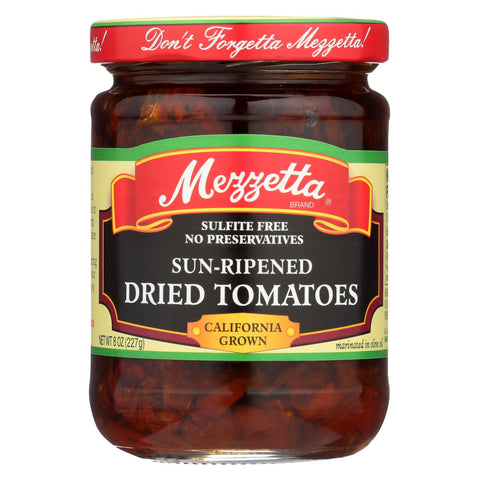 Mezzetta Sun - Ripened Dried Tomatoes In Olive Oil - Case Of 6 - 8 Fl Oz.