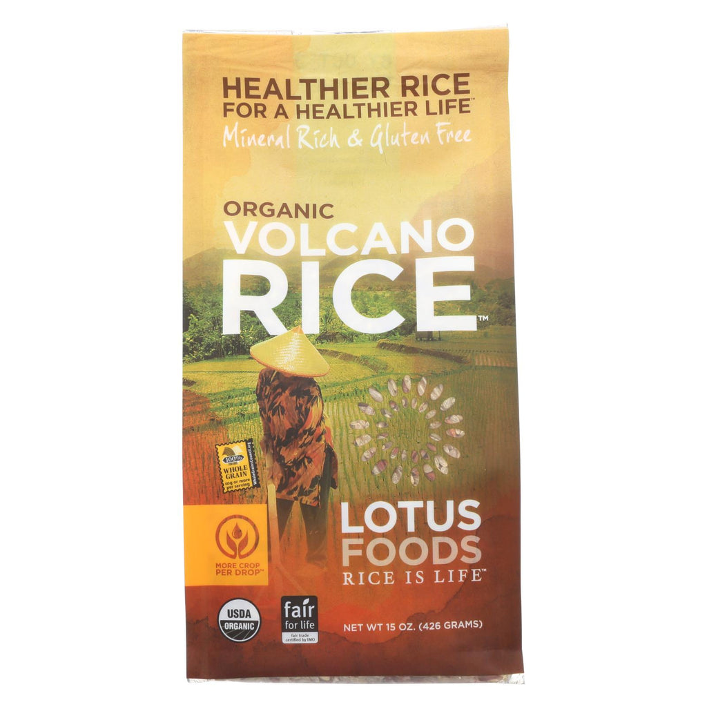 Lotus Foods Organic Volcano Rice - Case Of 6 - 15 Oz.