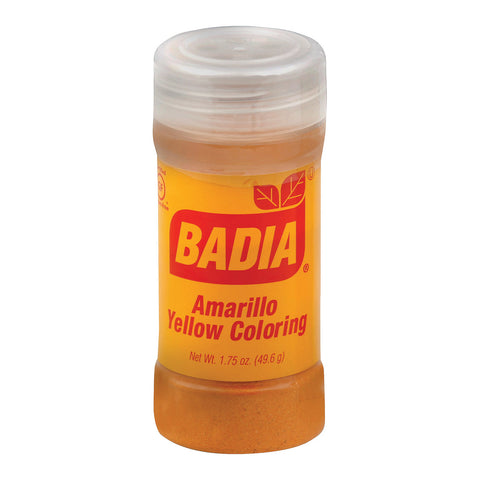 Badia Spices - Food Coloring - Yellow - Case Of 12 - 1.75 Oz.