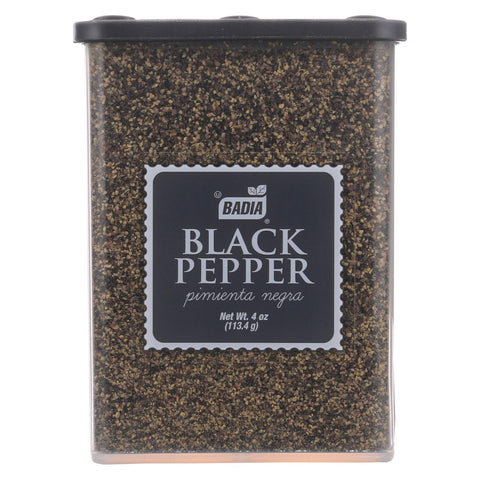 Badia Spices - Pepper - Black - Ground - 4 Oz. - Case Of 12