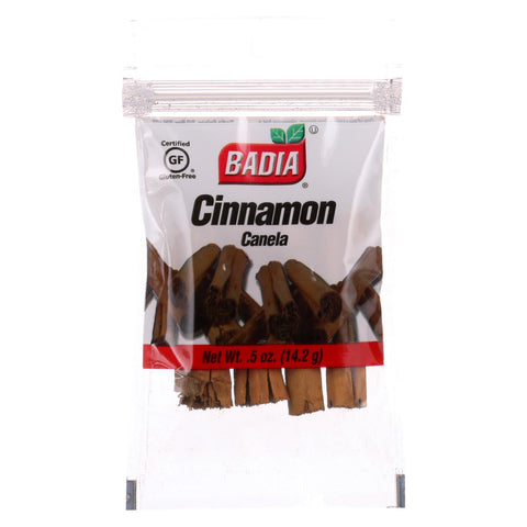 Badia Spices - Cinnamon Sticks - .5 Oz. - Case Of 12