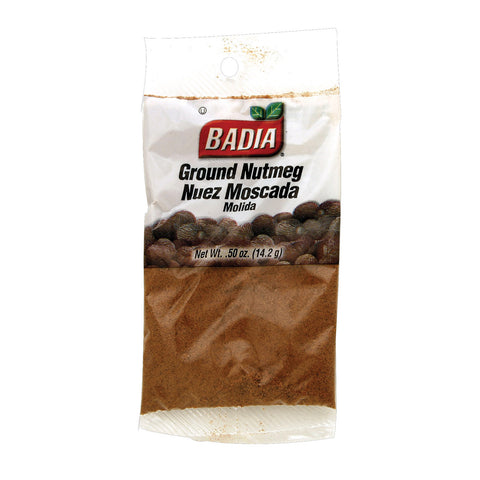 Badia Spices - Ground Nutmeg - Case Of 12 - 0.5 Oz.