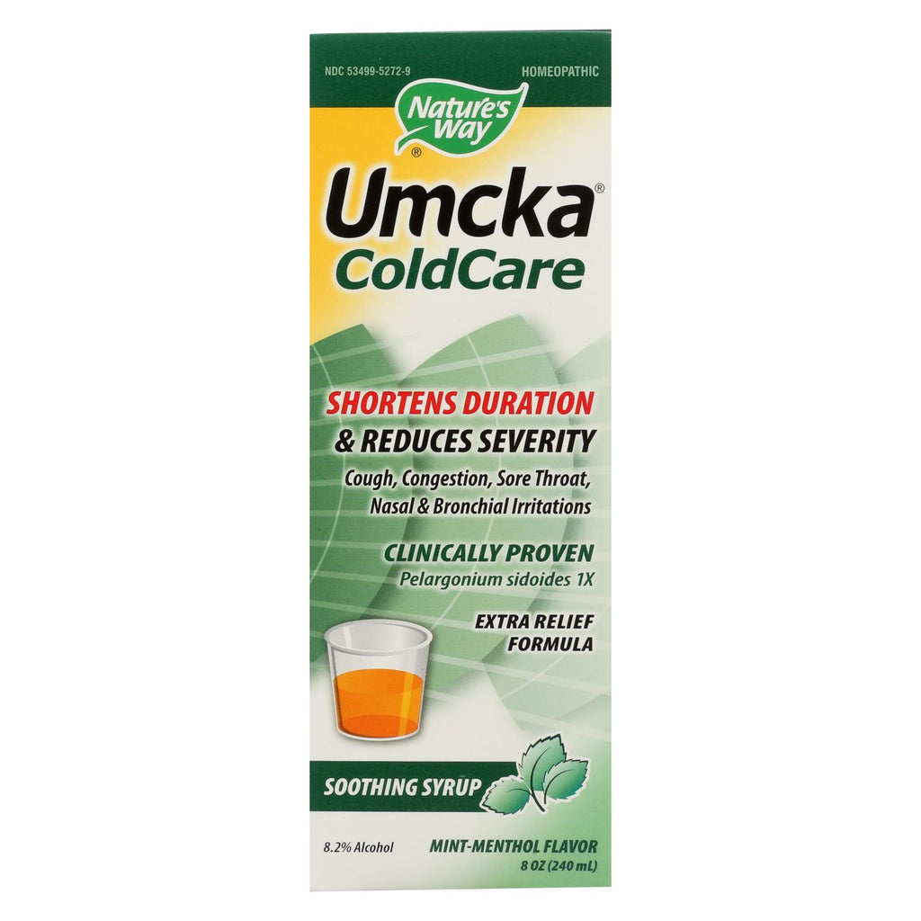 Nature's Way - Umcka Coldcare Syrup Menthol - 8 Fl Oz